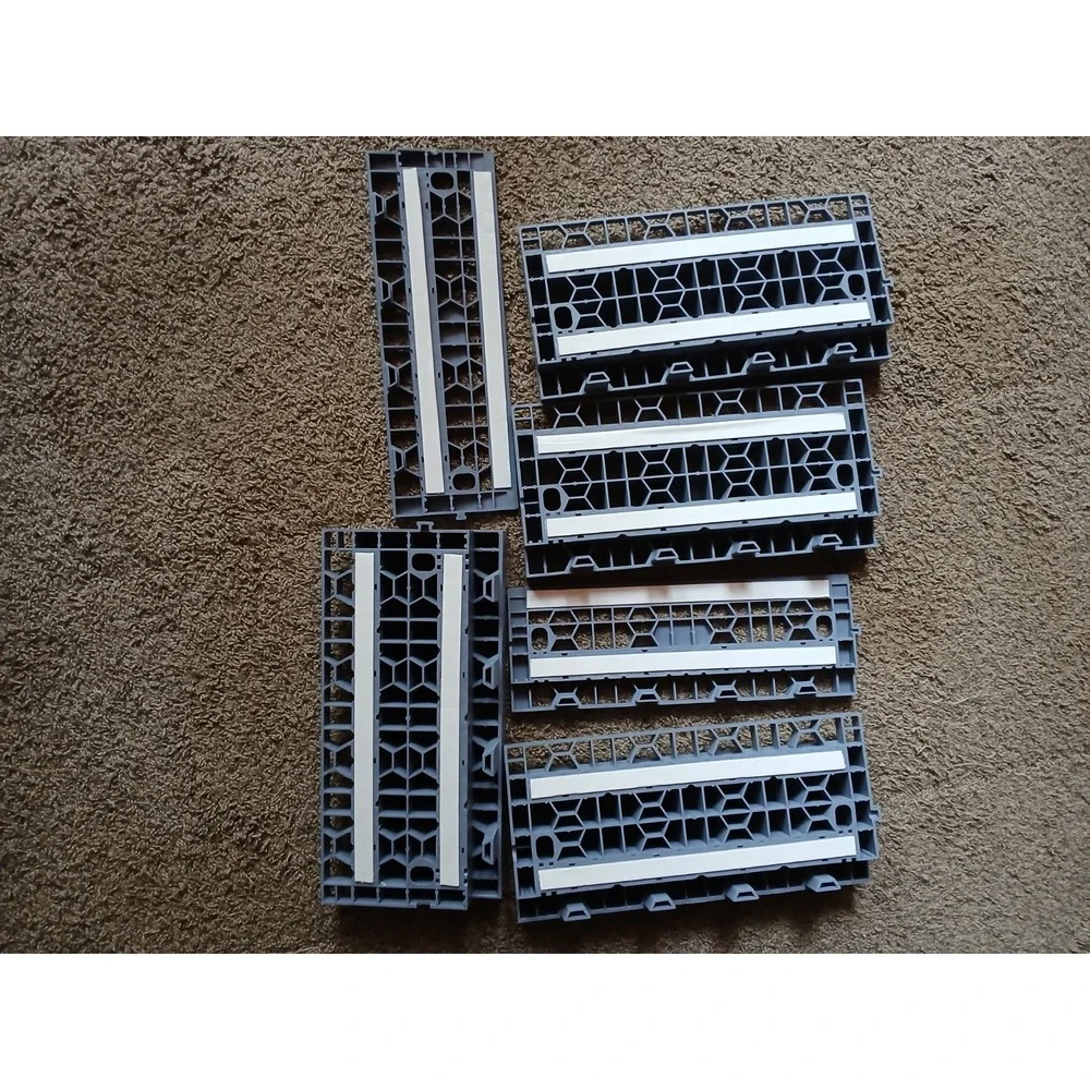 Modular Threshold Ramps for Doorways,‎ 3 Inch Height Wheelchair Ramps 3000 Pound